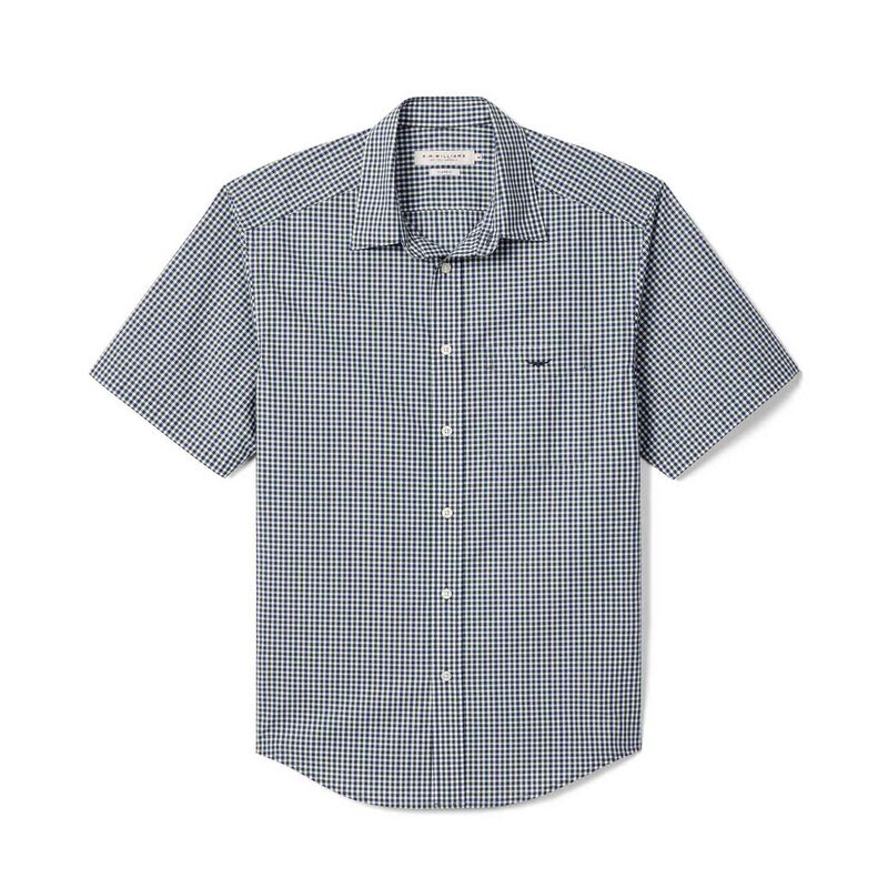R.M. Williams Mogo Poplin Check Short Sleeve Shirt image number 2